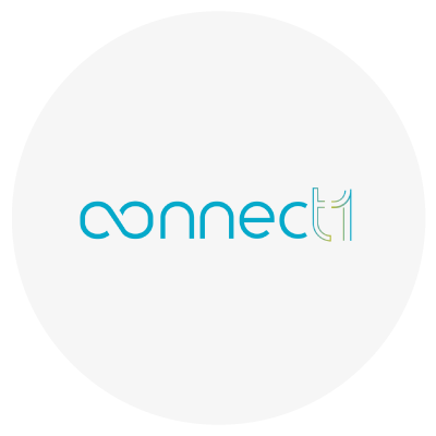 "connect1" logo