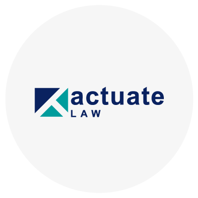 Actuate Law logo.