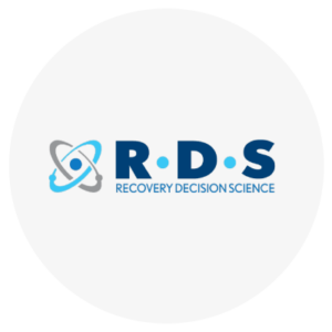 RDS logo with text "RECOVERY DECISION SCIENCE"