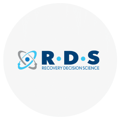 RDS logo with text "RECOVERY DECISION SCIENCE"