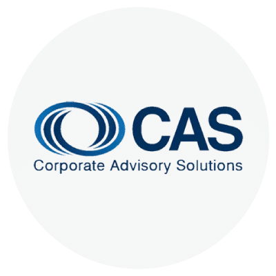 CAS Corporate Advisory Solutions logo.