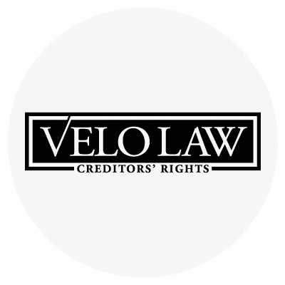 Velo Law Creditors' Rights logo.