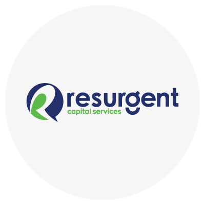 Logo of Resurgent Capital Services with a stylized “R” in blue and green. Logo of Resurgent Capital Services with a stylized "R" in blue and green.