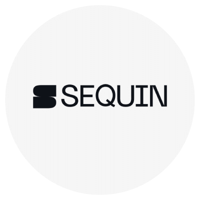 Logo with the word “SEQUIN” in black letters and a stylized “S” icon on a white circular background. Logo with the word "SEQUIN" in black letters and a stylized "S" icon on a white circular background.